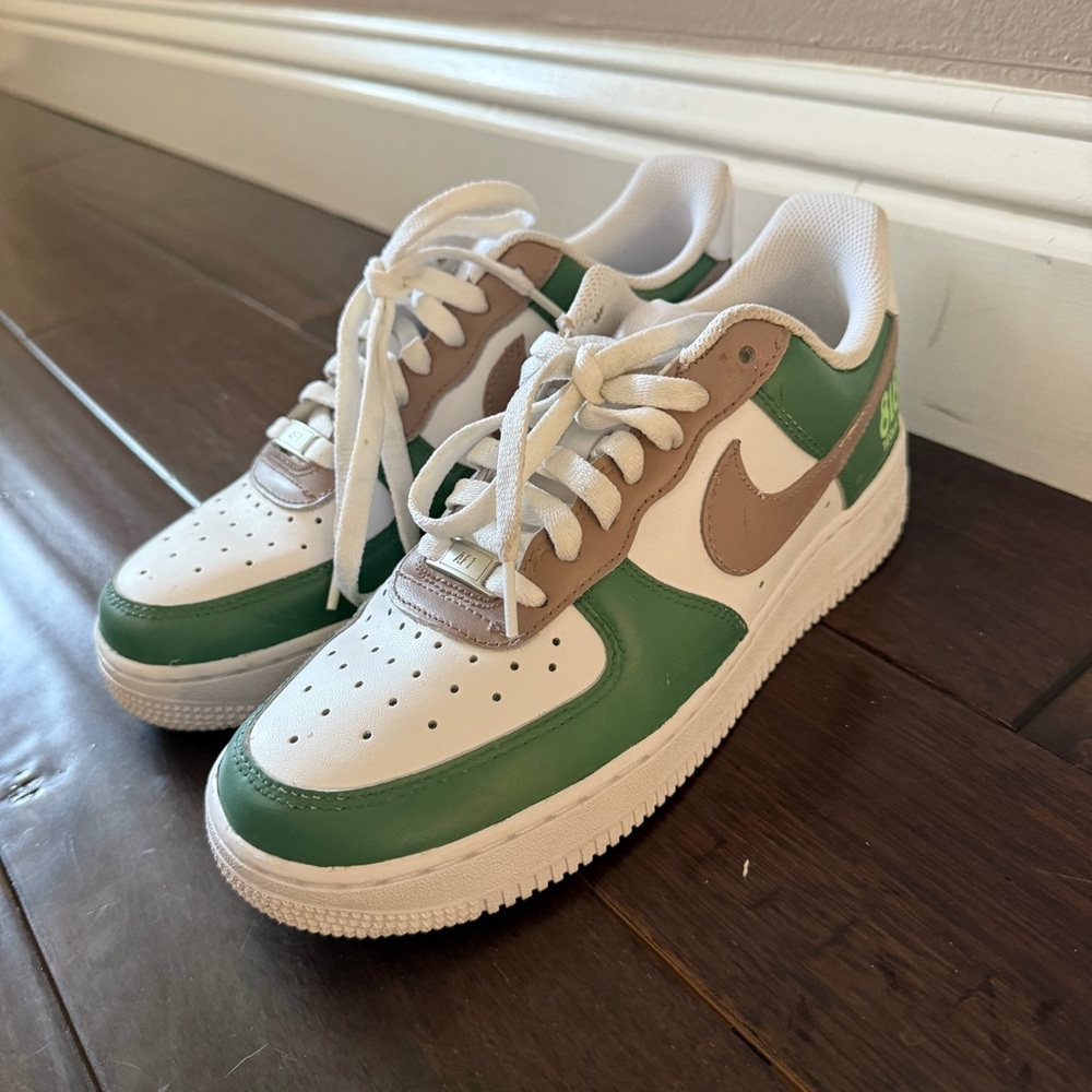 Custom 818 tequila Nike Air Force ones - Picture 4 of 9